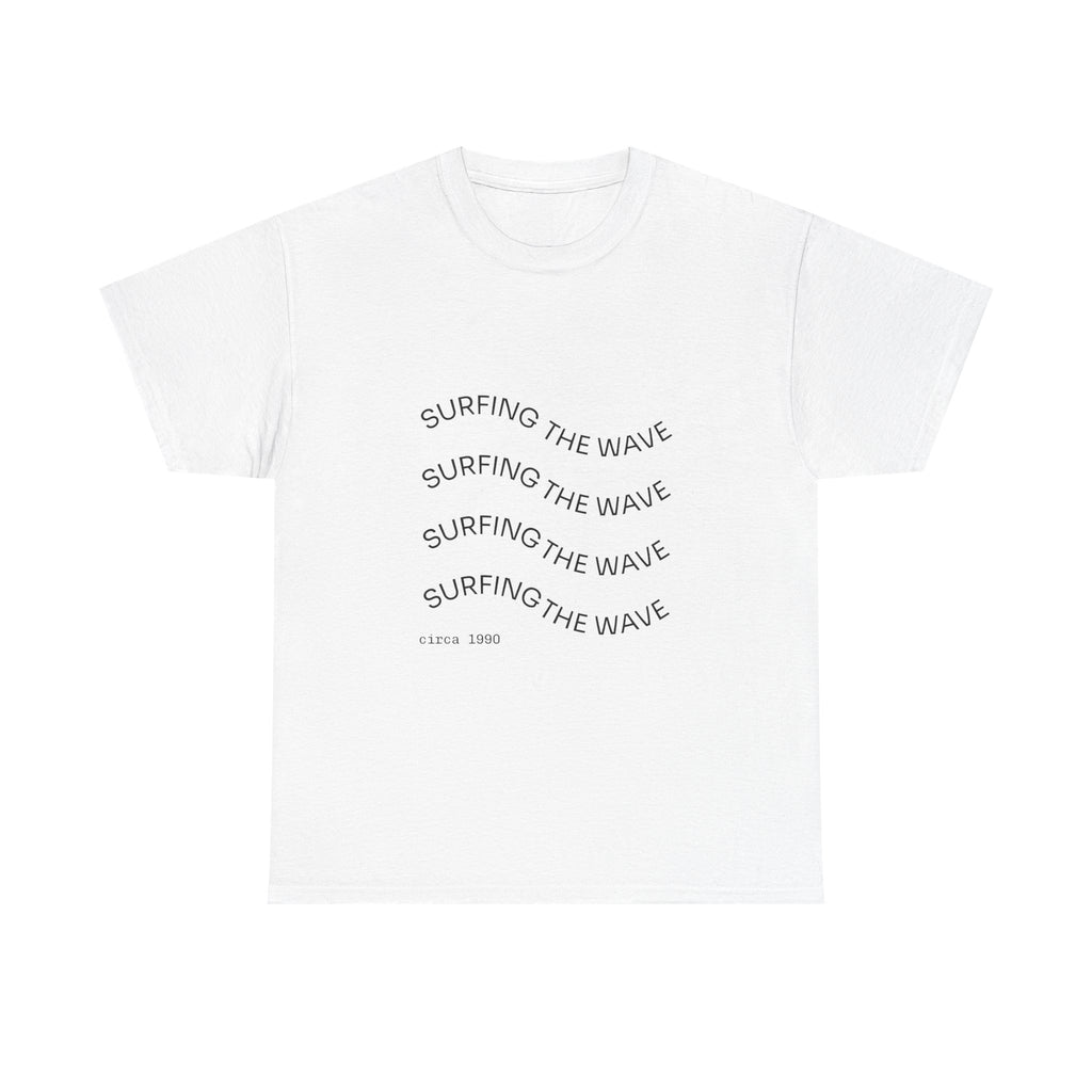 Surfing The Wave T-Shirt — Minimal Surf Graphic Tee